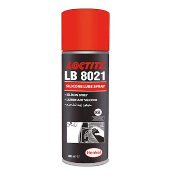 LOCTITE LB 8021 Silikon Yağlayıcı Sprey 400 ml (1727641)