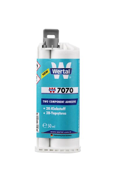 Wertal W7070 Çift Bileşenli Yapıştırıcı - 50 ml