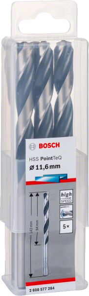 Bosch - HSS-PointeQ Metal Matkap Ucu 11,6 mm 5'li