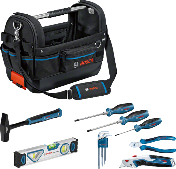 Bosch Profesyonel El Aleti Seti 8 Parça + GWT 20 Çanta - 1600A02H5B