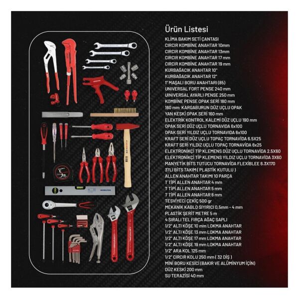İzeltaş 78 Parça Klima Bakım Seti - 13000005374