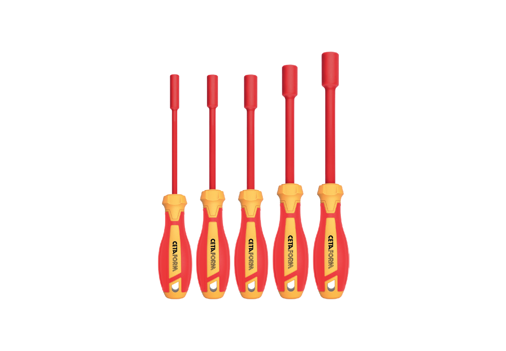 Ceta Form 5 Parça C-Plus 1000V Lokma Uçlu Tornavida Takımı (VDE) - G07-B05