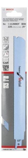 Bosch Panter Testere Bıçağı  S 1126 Bef Heavy For Metal 5Lı 2608657395