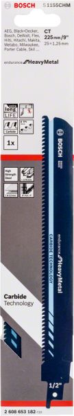 Bosch - Endurance for Serisi Ağır Metaller için Panter Testere Bıçağı S 1155 CHM 1'li