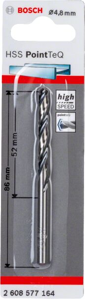 Bosch - HSS-PointeQ Metal Matkap Ucu 4,8 mm