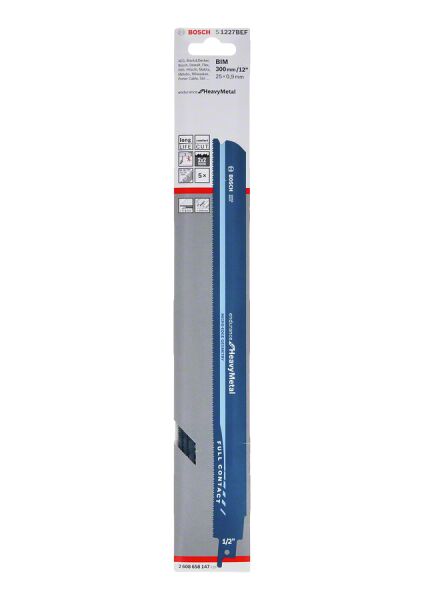 Bosch Panter Testere Bıçağı S 1227 Bef Endurance For Heavy Metal 5Lı 2608658147