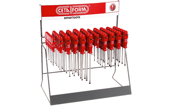 Ceta Form 67 Parça TOREX Tornavida Teşhir Standı (Düz/PH/PZ) - S4000M-1-067