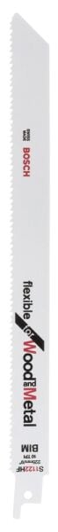 Bosch Panter Testere Bıçağı S 1122 Hf Flexıble For Woodandmeta Panter Testere Bıçağıl 5Lı 2608656021