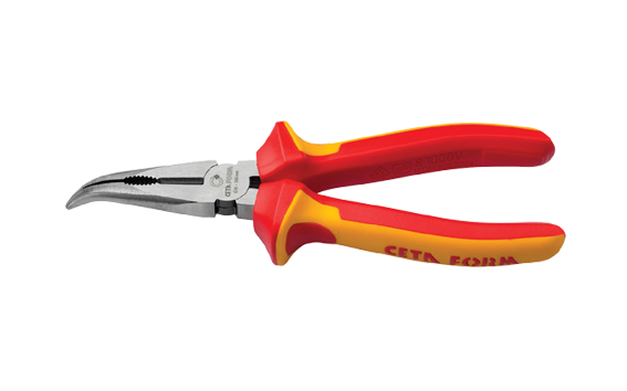 Ceta Form 1000V Eğri Kargaburun - Polisajlı (VDE) 160 mm - G16-48-0160