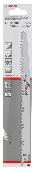 Bosch Panter Testere Bıçağı S 1531 L Top For Wood 2'Lı 2608650613