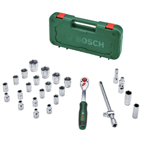 Bosch 1/2'' Cırcırlı Somun Sıkma Seti 25 Parça - 1600A02Z9F