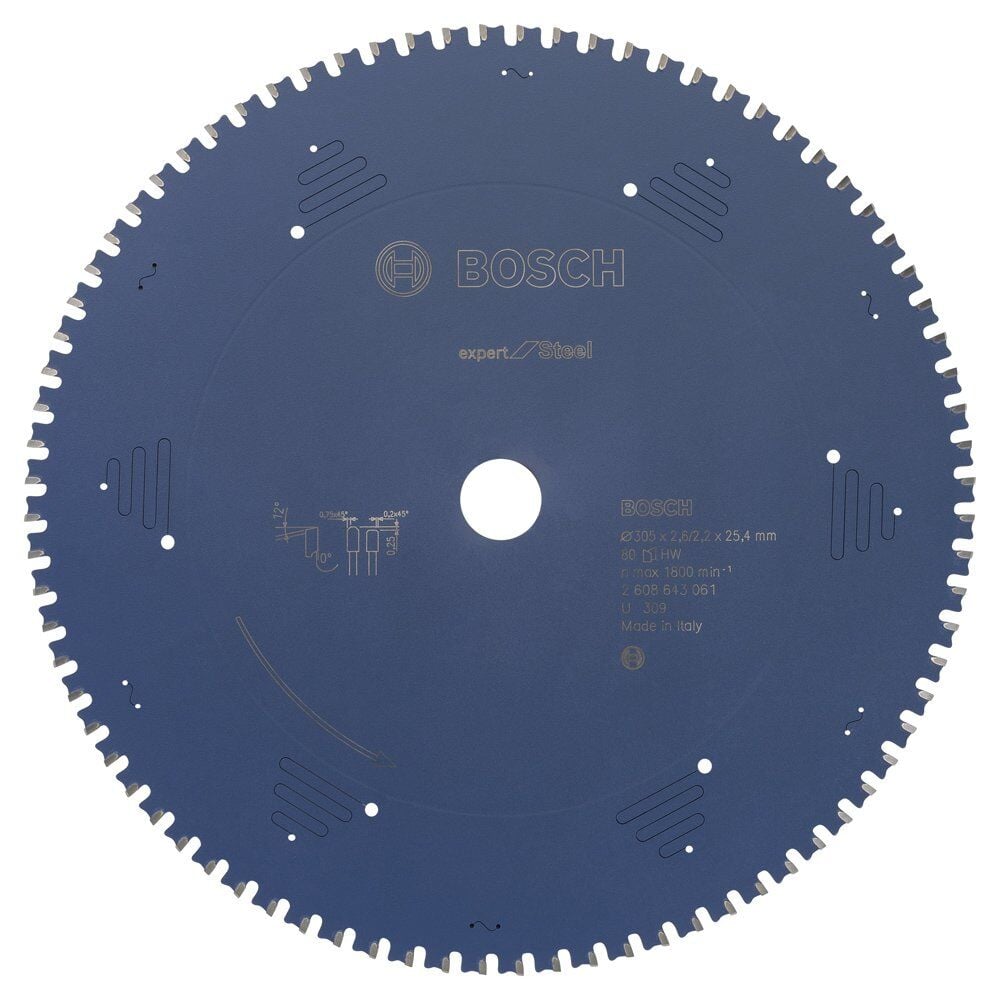 Bosch Daıre Testere Bıçagı Ex Sl B 305X25,4-80 2608643061