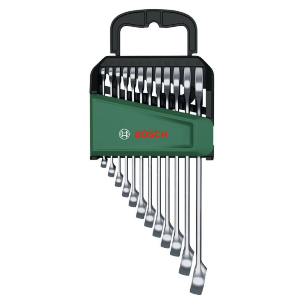 Bosch Açık Uçlu Kombine Anahtar Seti 12 Parça - 1600A02Z9D