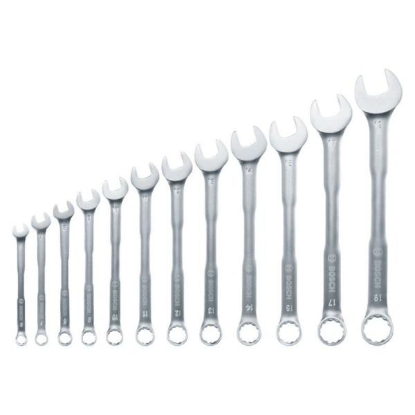 Bosch Açık Uçlu Kombine Anahtar Seti 12 Parça - 1600A02Z9D
