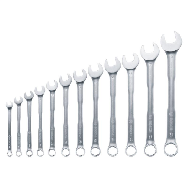 Bosch Açık Uçlu Kombine Anahtar Seti 12 Parça - 1600A02Z9D