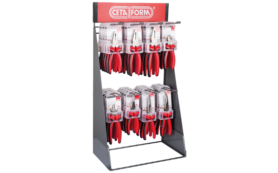 Ceta Form 40 Parça Pense Teşhir Standı (Parlak Krom/DuoTech Seri) - SE11-1-040