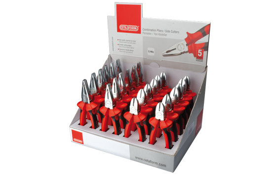 Ceta Form 24 Parça Pense Teşhir Paketi (DuoTech/Parlak Krom) - SE11-24