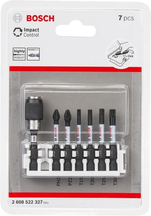 Bosch Impact Ctrl 8Lı Ph2/Pz2/T20-T30,50Mm Mg 2608522327