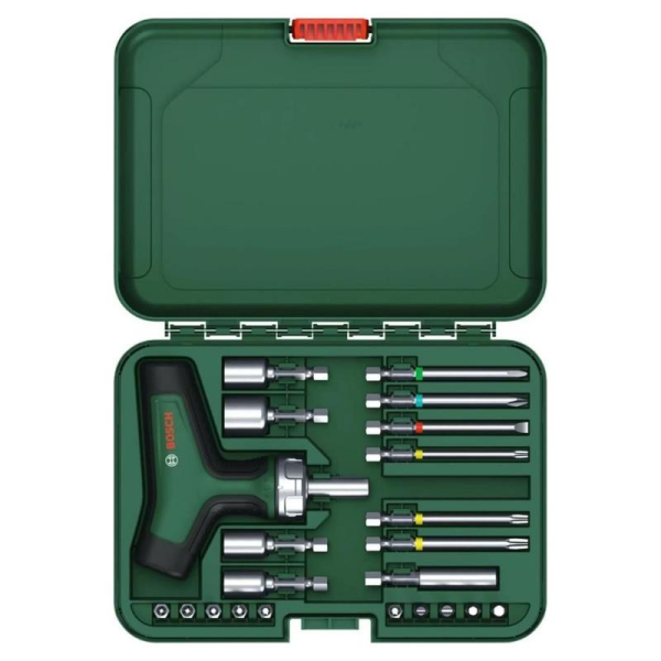 Bosch T Tipi Cırcırlı Tornavida Seti 22 Parça - 1600A02Z9T