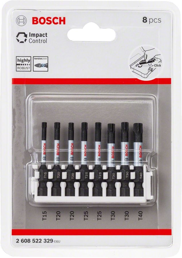 Bosch Impact Ctrl 8Lı T15-T40,50Mm 2608522329