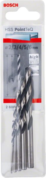 Bosch - PointTeQ Matkap Ucu 5parça Set