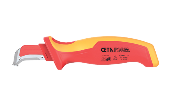 Ceta Form 1000V Kablo Sıyırma Bıçağı – Kavisli / Kılavuzlu - G50-SGP