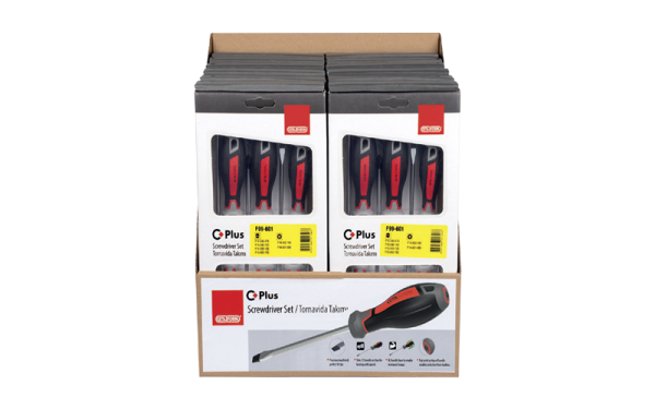 Ceta Form C-Plus Tornavida Takım Teşhir Seti 12 x F99-601 - SF99-601