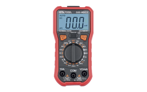Ceta Form Digital Multimeter (DC Akım - Manuel Sınıflandırma) - G80-MDC2