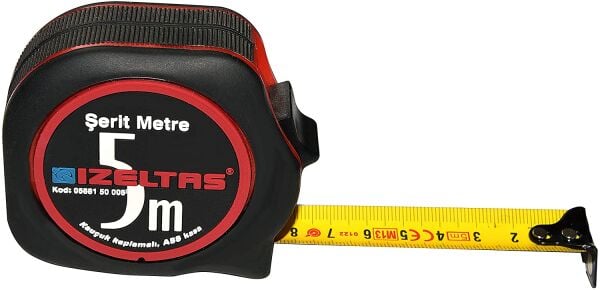 İzeltaş Plastik Stoplu Şerit Metre 5 m - 0588150005