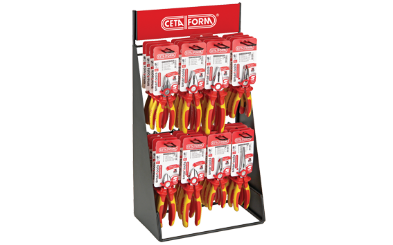 Ceta Form 40 Parça VDE 1000V İzoleli Pense Teşhir Standı - SG18-1-040