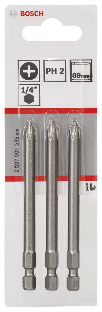 Bosch Extrahard Vıdalama Ucu Ph2*89 Mm 3 Lu 2607001535