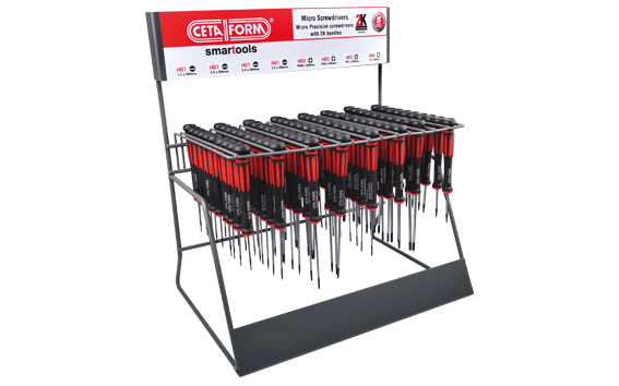 Ceta Form 80 Parça Elektronikçi Tornavida Teşhir Standı - SH99-1-080