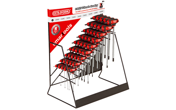Ceta Form 54 Parça T Saplı Allen Anahtar Teşhir Standı - SK10-1-54