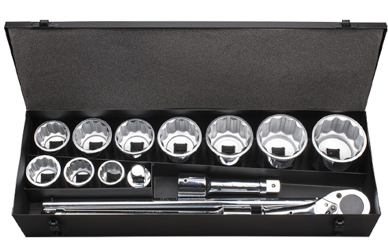 Ceta Form 15 Parça 1'' 12 Köşe (Yıldız) Lokma Takımı - C40-15MB2