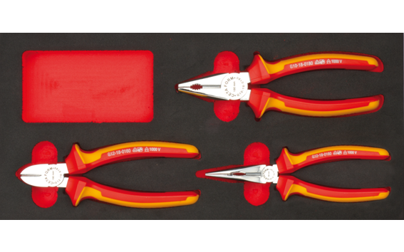 Ceta Form 3 Parça DuoTech VDE 1000 V Pense Takımı (EVA'lı) - G99-18-E0103