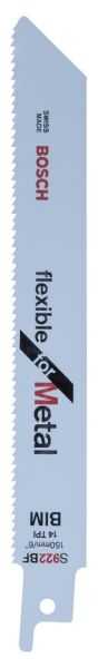Bosch - Flexible Serisi Metal için Panter Testere Bıçağı S 922 BF - 25'li