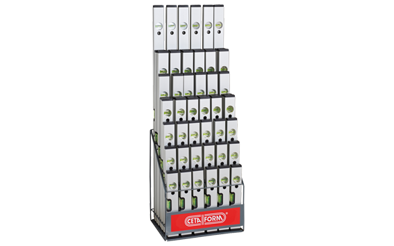 Ceta Form 54 Parça Alüminyum Su Terazisi Teşhir Standı - SP21-54