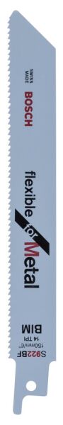 Bosch - Flexible Serisi Metal için Panter Testere Bıçağı S 922 BF - 100'lü