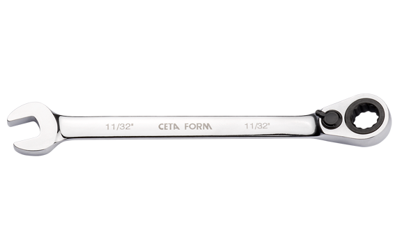 Ceta Form C-GEAR Cırcırlı Kombine Anahtar (Mandallı) 1/4'' - B05AR-0104