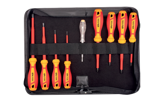 Ceta Form 9 Parça C-Plus 1000V Tornavida Takımı (VDE-Deri Çantalı) - G99-901