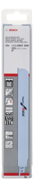 Bosch Panter Testere Bıçağı Heaformetal S1126Bef 25Lı 2608657554