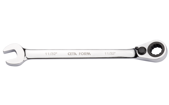 Ceta Form C-GEAR Cırcırlı Kombine Anahtar (Mandallı) 7/32'' - B05AR-0732