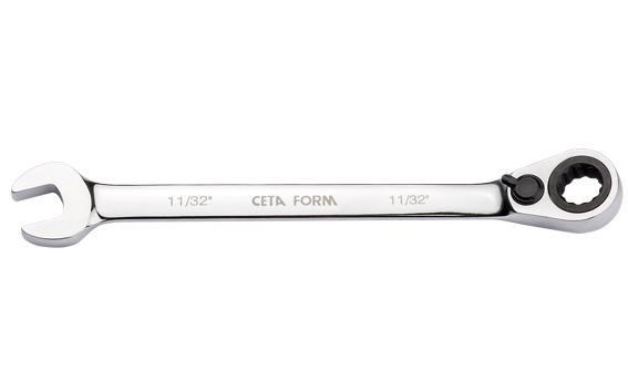 Ceta Form C-GEAR Cırcırlı Kombine Anahtar (Mandallı) 9/16'' - B05AR-0916