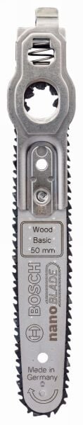 Bosch NanoBlade Ahşap için Basic Testere Bıçağı 52 mm - 2609256D83
