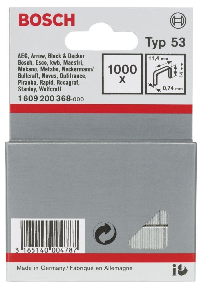 Bosch Zımba Telı Tıp 53 11,4*0,74*14 Mm 1609200368