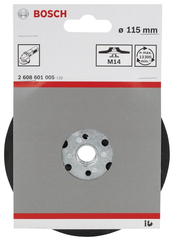 Bosch 115 Mm M14 Fıber Dısk Içın Taban 2608601005