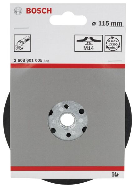 Bosch 115 Mm M14 Fıber Dısk Içın Taban 2608601005