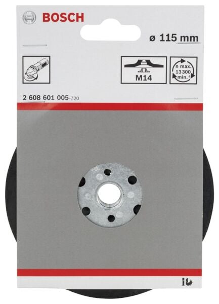 Bosch 115 Mm M14 Fıber Dısk Içın Taban 2608601005