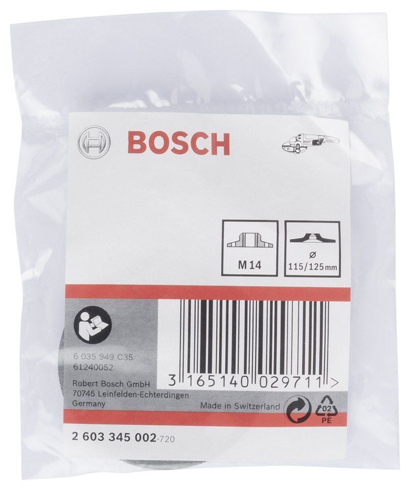 Bosch 115/125 Mm M14 Flans Dıslı Somun 2603345002