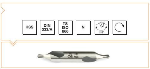 Makina Takım HSS DIN 333/A R Punta Matkabı 4 mm - B00010010400